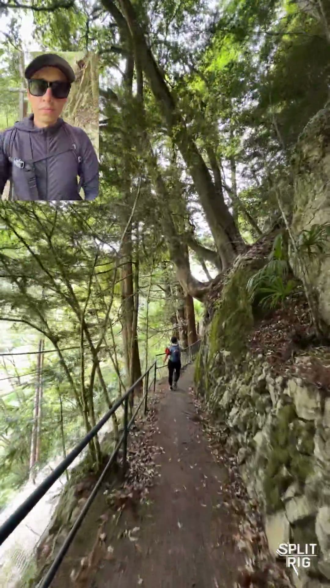 SplitRig demo: Drag it anywhere. Even mid-hike.